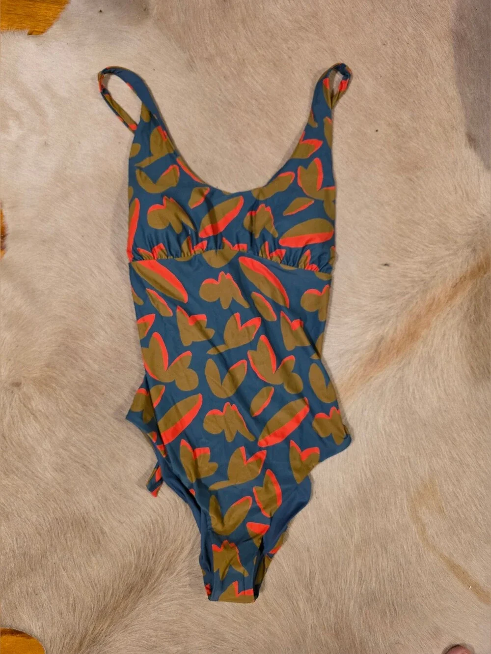 NWT prAna Mallorca one piece swimsuit Catalina Indo Disco